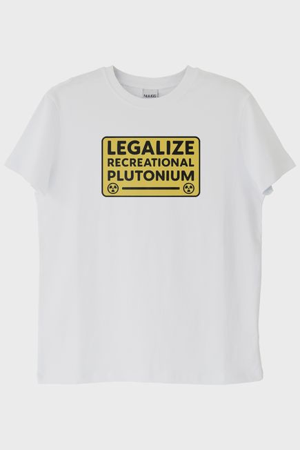 Legalize Plutonium Beyaz Tişört