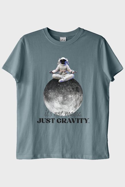 Just Gravity Mavi Tişört