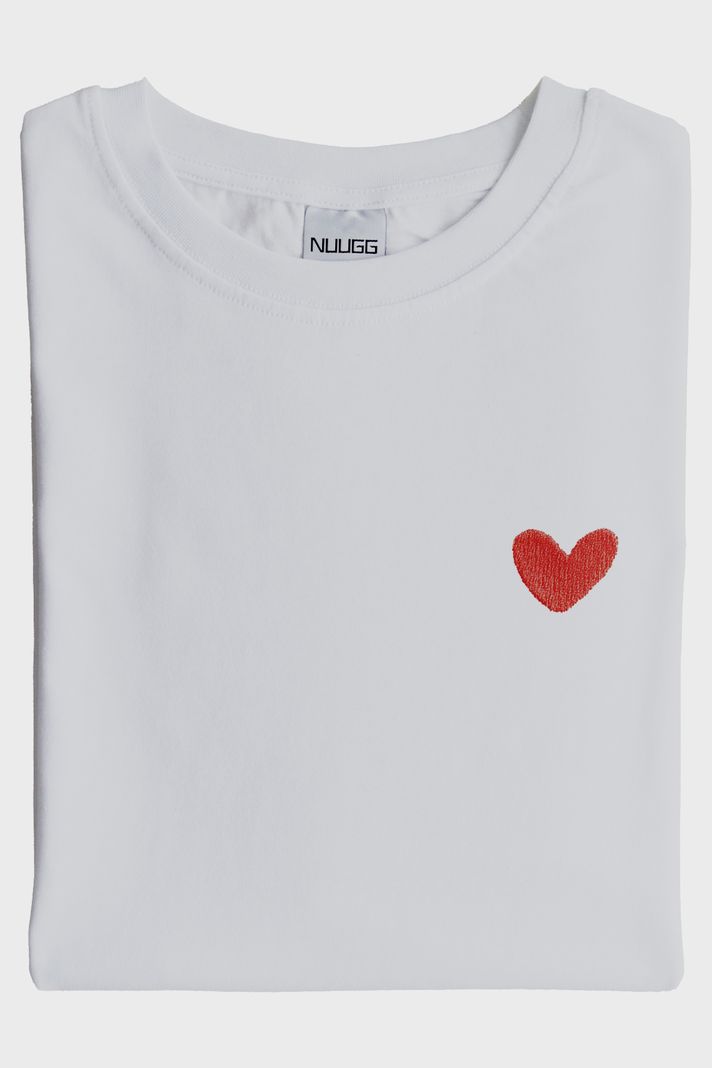 Kalp ve All You Need Is Love Yazılı Tişört - Sevgililer Günü - 3. görsel