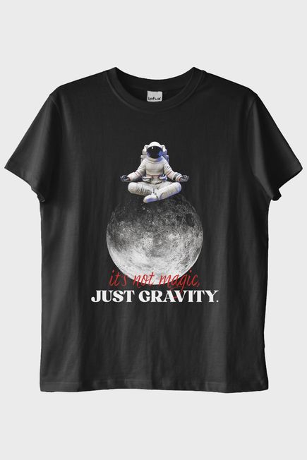 Just Gravity Siyah Tişört