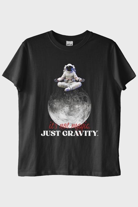 Just Gravity Siyah Tişört