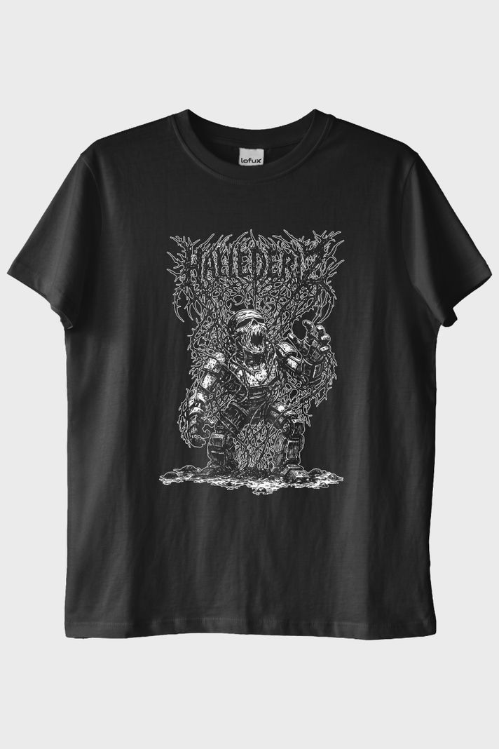 Brutal Death Metal Siyah Tişört ön görsel