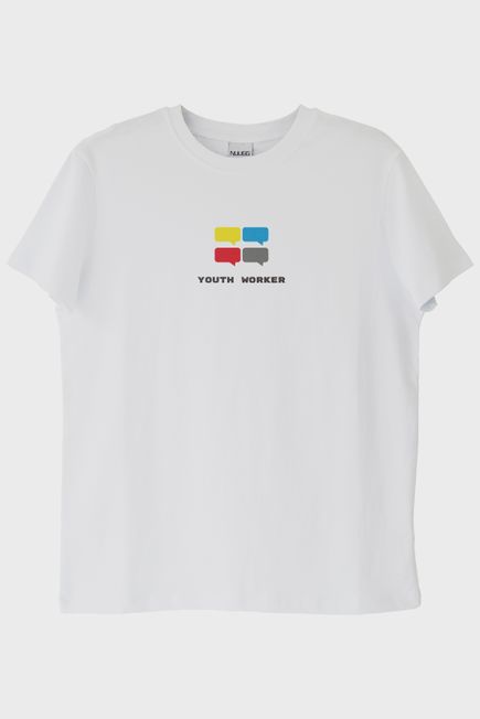 Youth Worker @youthorgtr Beyaz Tişört