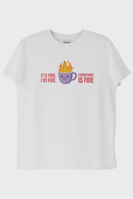 Im Fine Mizahi Beyaz Tişört