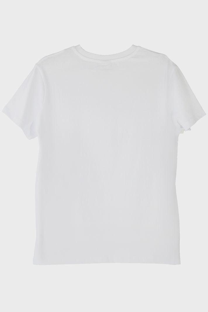 Sonsuzluk Desenli Nakış Tişört - Sevgililer Günü Hediyesi arka görsel