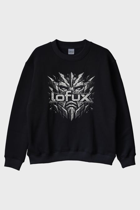 Taş Muhafız Siyah Bisiklet Yaka Sweatshirt