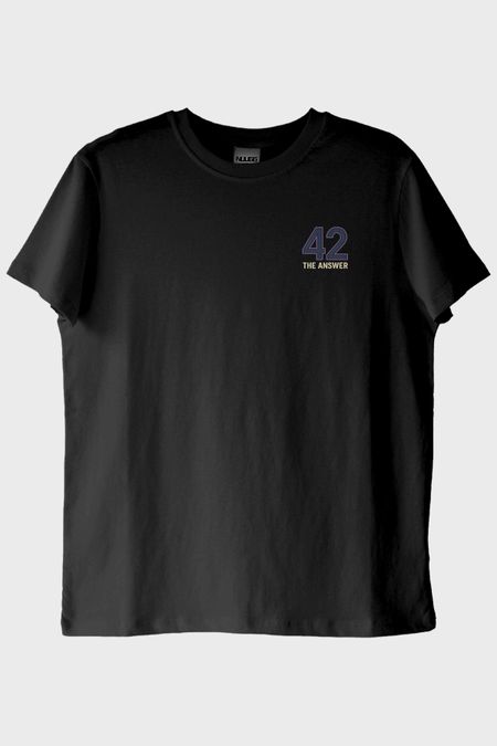 42 The Answer Siyah Tişört