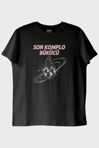 Son Komplo Bükücü Siyah Tişört
