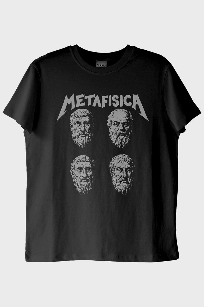 Metafisica Siyah Tişört ön görsel