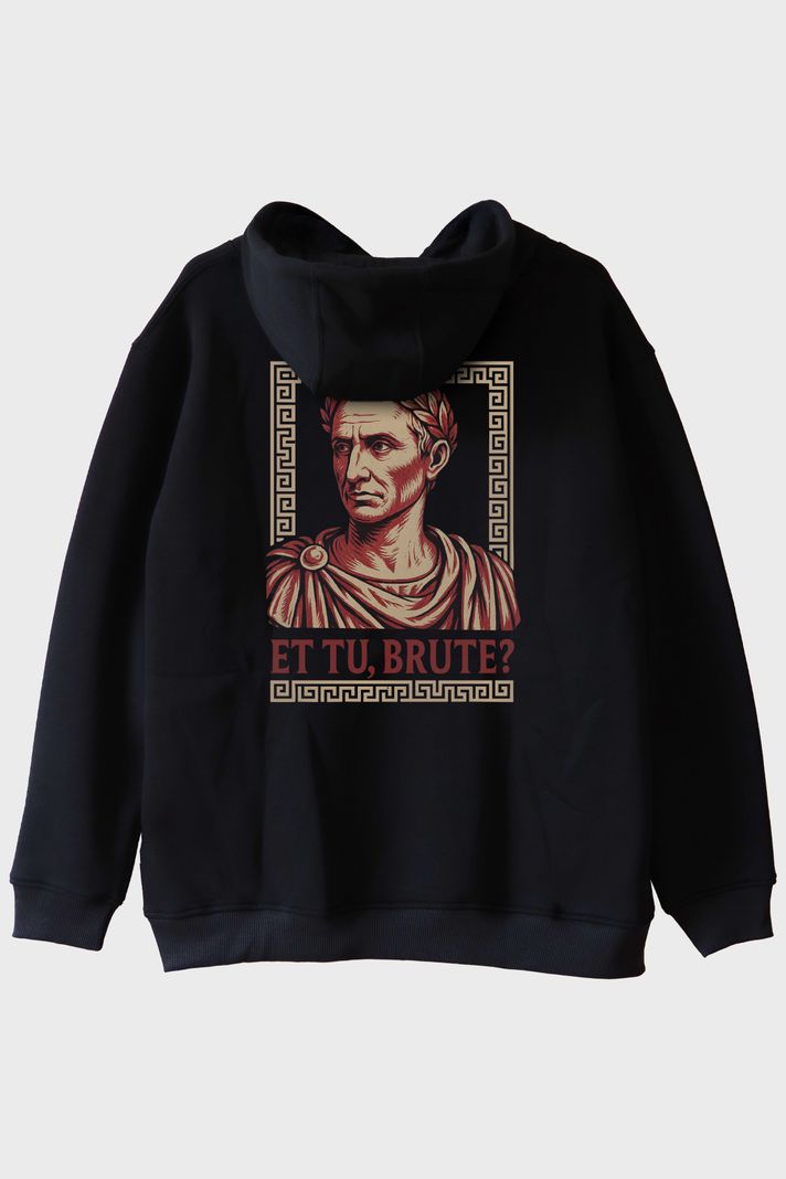 Et Tu, Brute? Siyah Hoodie - 2. görsel