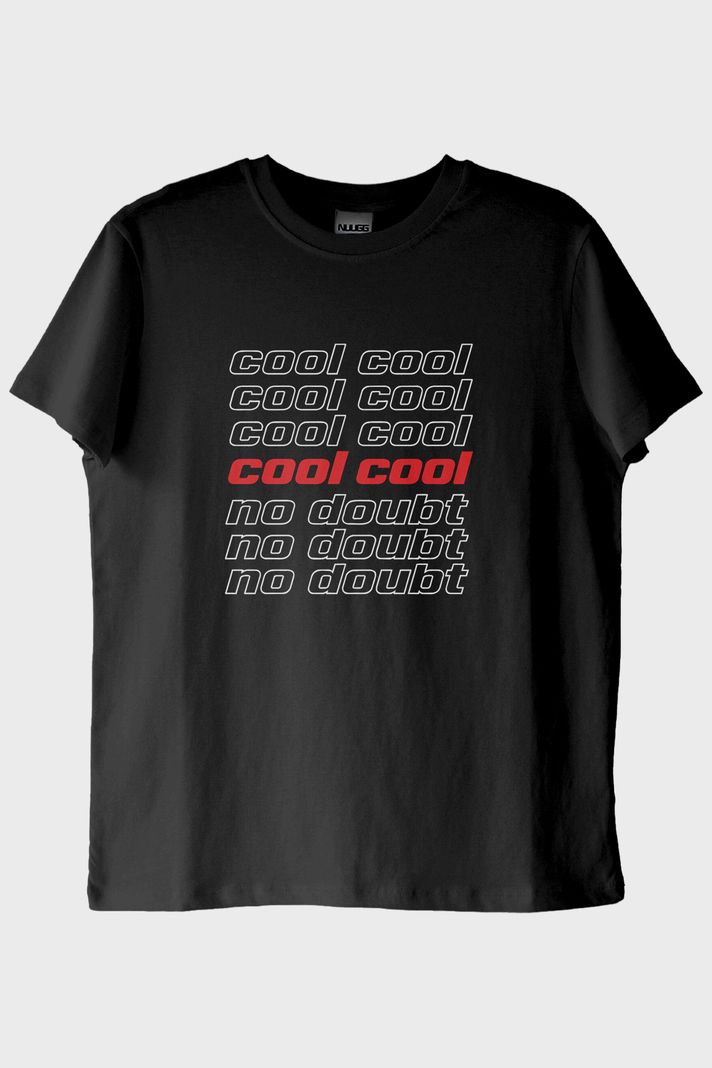 Cool No Doubt Siyah Tişört ön görsel