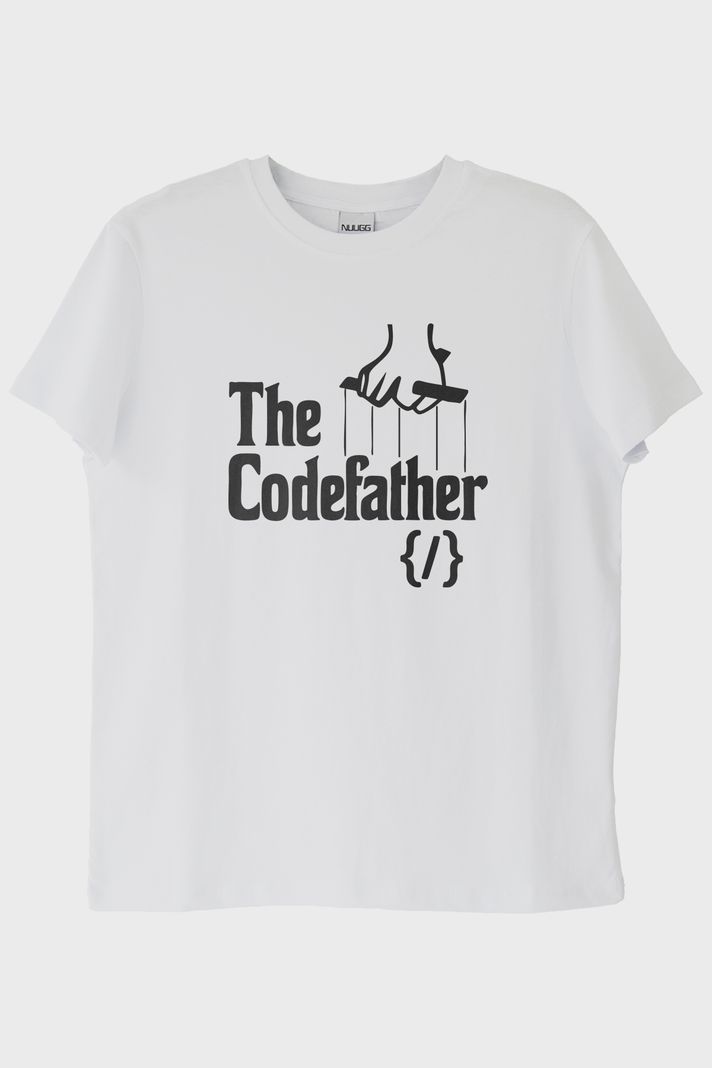 The Codefather Beyaz Tişört ön görsel
