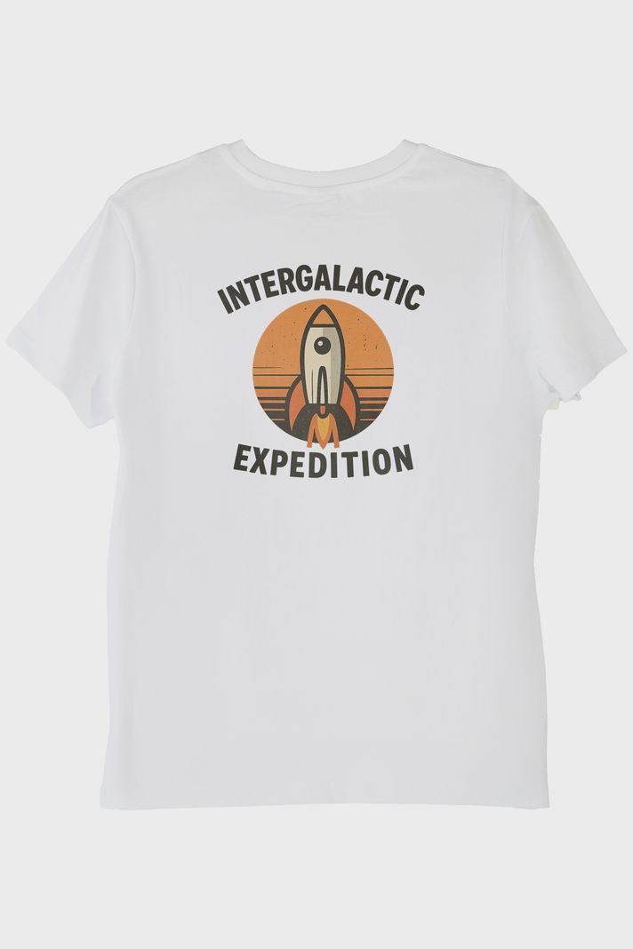 Intergalactic Expedition Beyaz Tişört - 2. görsel