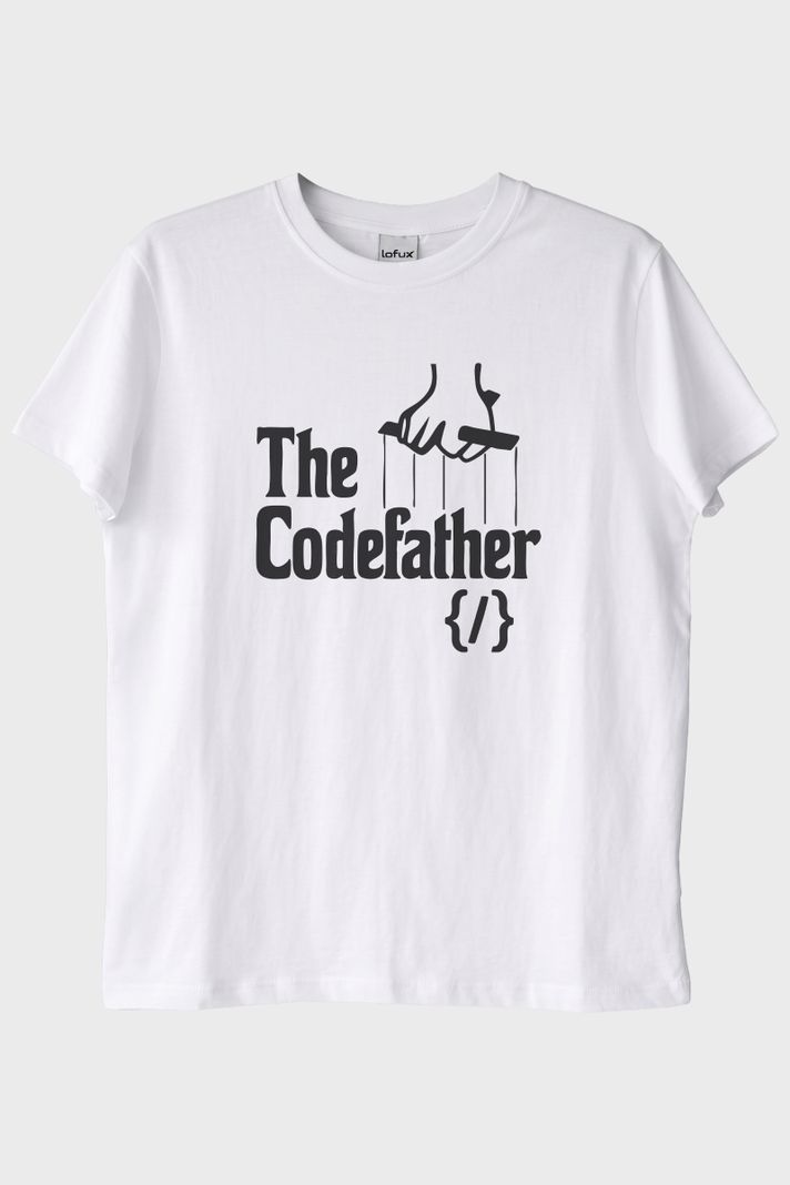 The Codefather Beyaz Tişört ön görsel