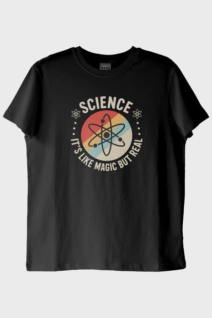 Magic Science Siyah Tişört