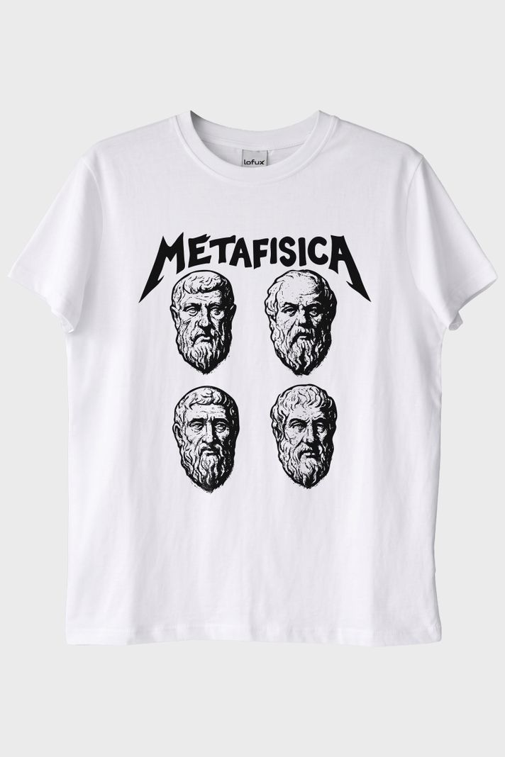 Metafisica Beyaz Tişört ön görsel