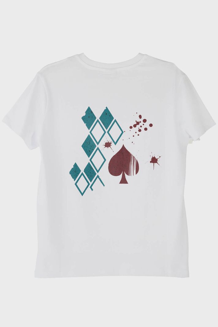 Şans ve Kaos Beyaz Tişört - 2. görsel