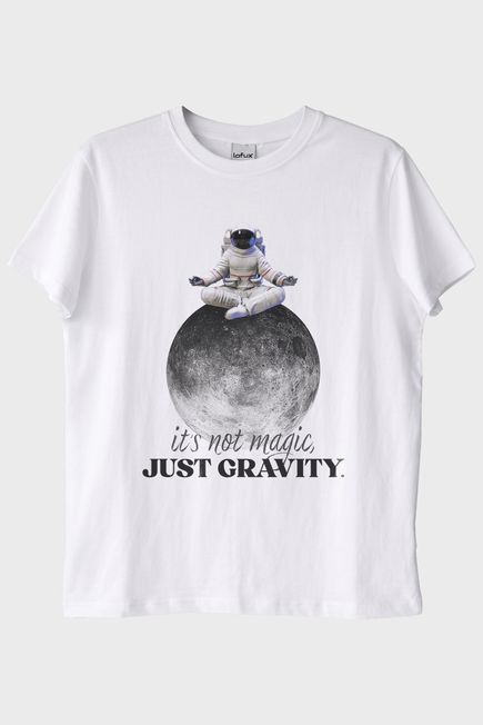 Just Gravity Beyaz Tişört