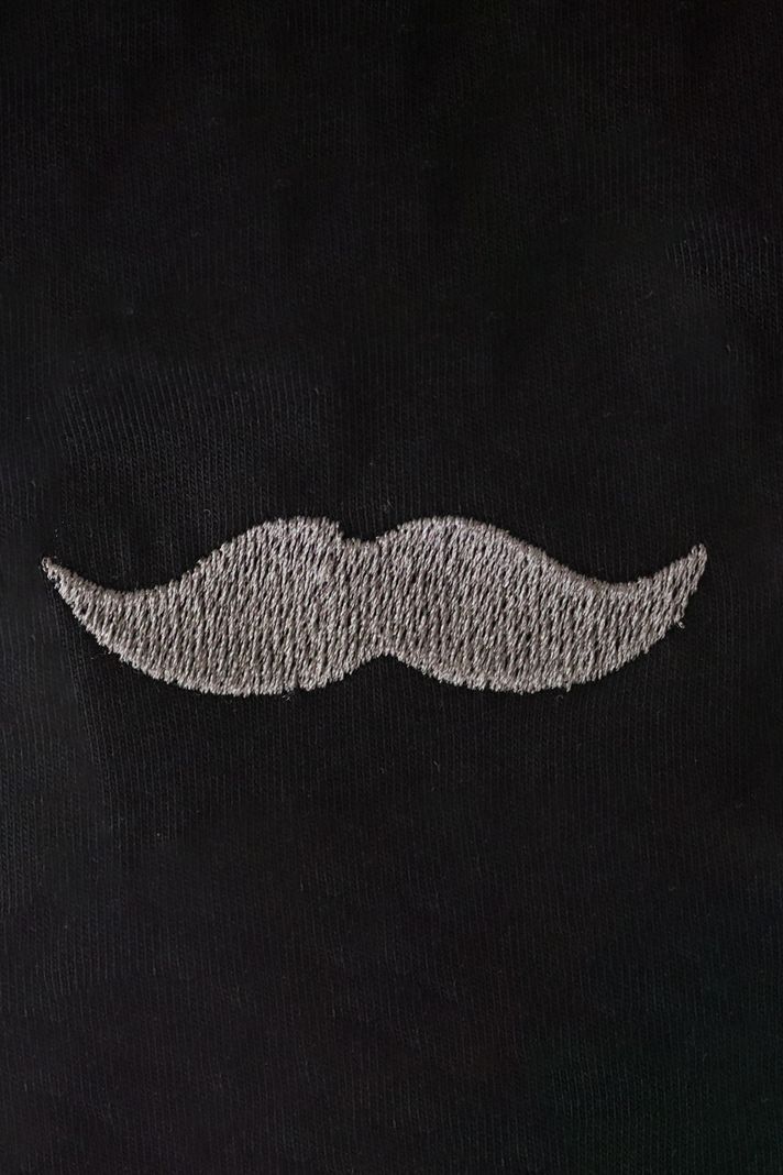 Dudak ve Bıyık Desenli Çift Kombin Hoodie - 8. görsel