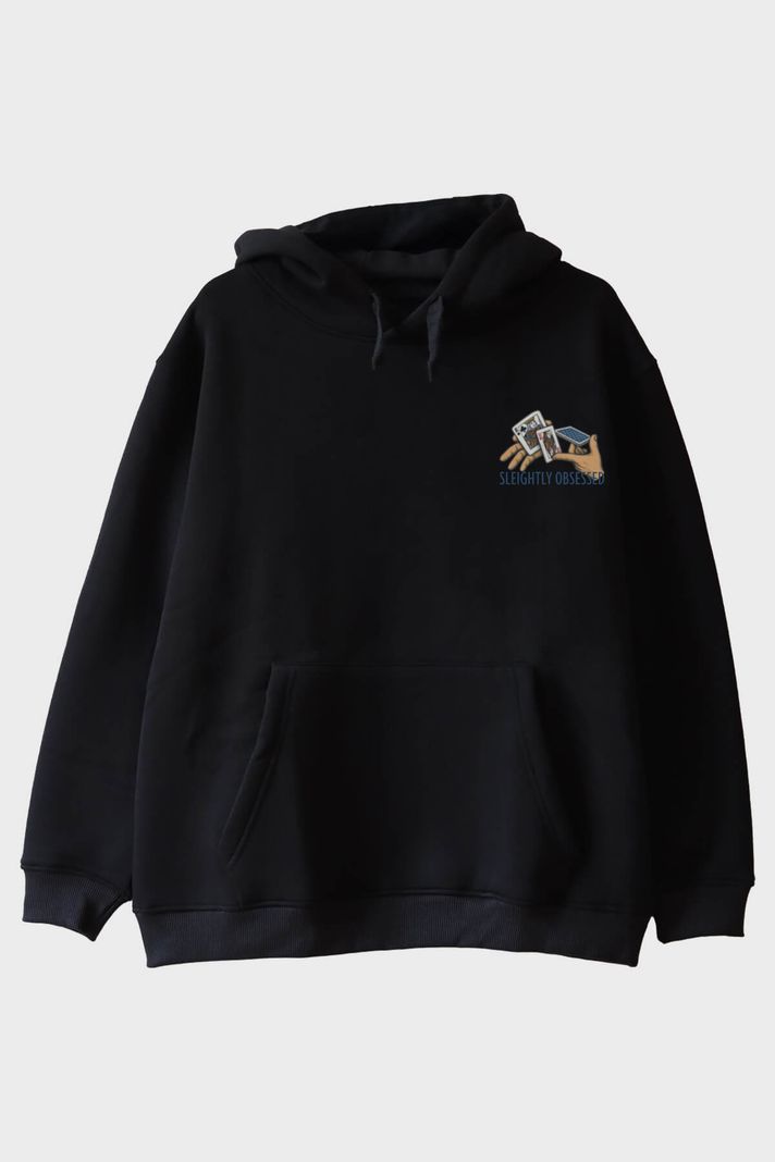 Sleightky Obsessed Siyah Hoodie ön görsel