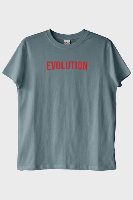 Evolution Mavi Tişört