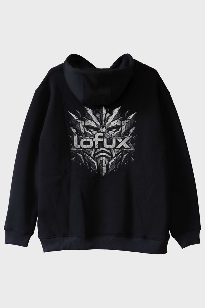 Taş Muhafız Siyah Hoodie ön görsel