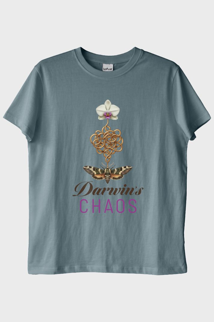 Darwin's Chaos Mavi Tişört ön görsel