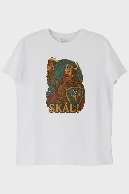 Viking Kutlaması Beyaz Tişört