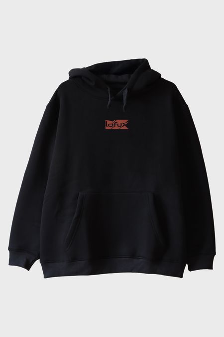 Sınır Dışı Siyah Hoodie