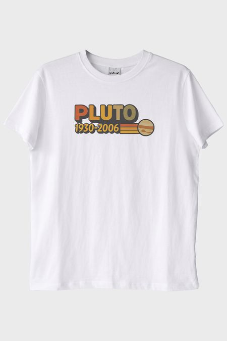 RIP Pluto Beyaz Tişört