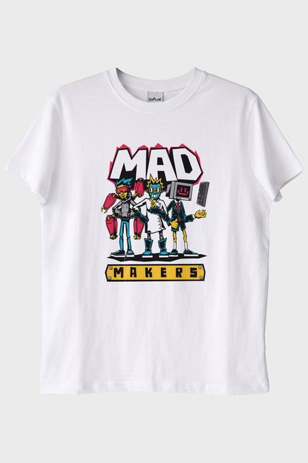 Mad Makers Beyaz Tişört