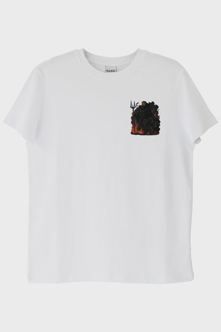 Hades ve Cerberus Beyaz Tişört
