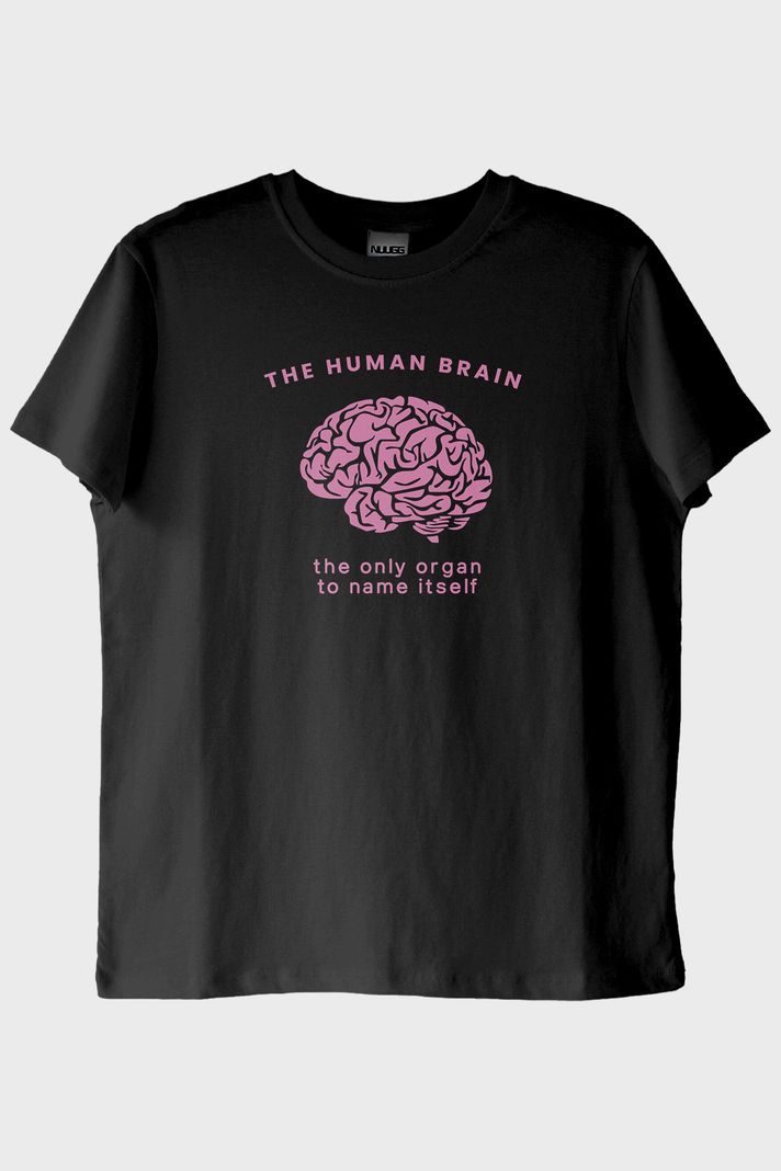 The Human Brain Baskılı Tasarım Tişört ön görsel