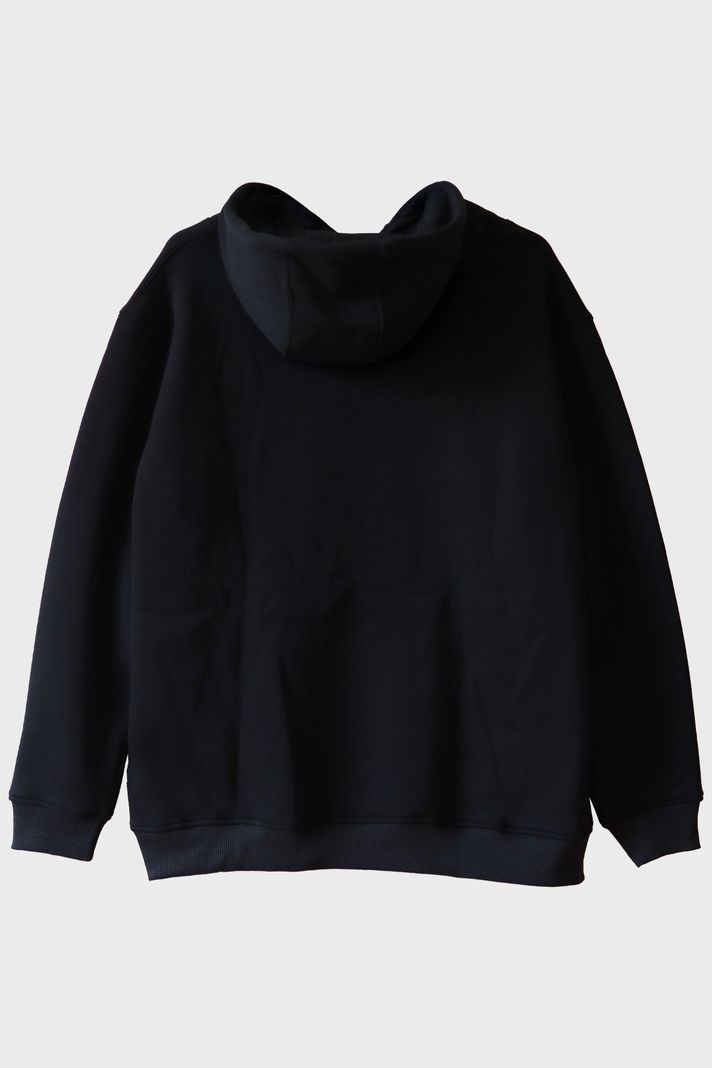Einstein Pisagor Siyah Hoodie arka görsel
