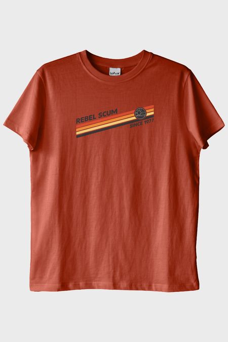 Retro 'Rebel Scum' Grafikli Star Wars Kiremit Tişört