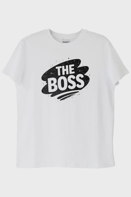 The Boss Beyaz Tişört