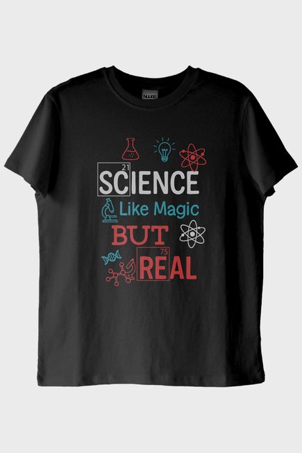 Science Like Magic Siyah Tişört