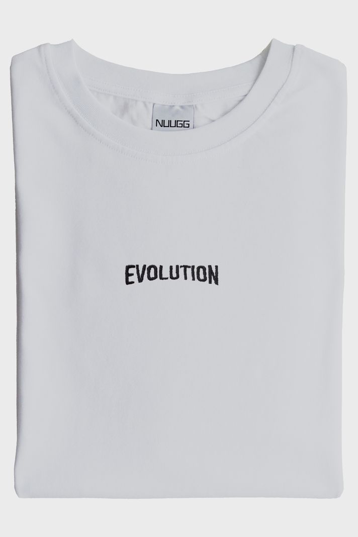 Siyah Evolution Nakışlı T-Shirt - 4. görsel