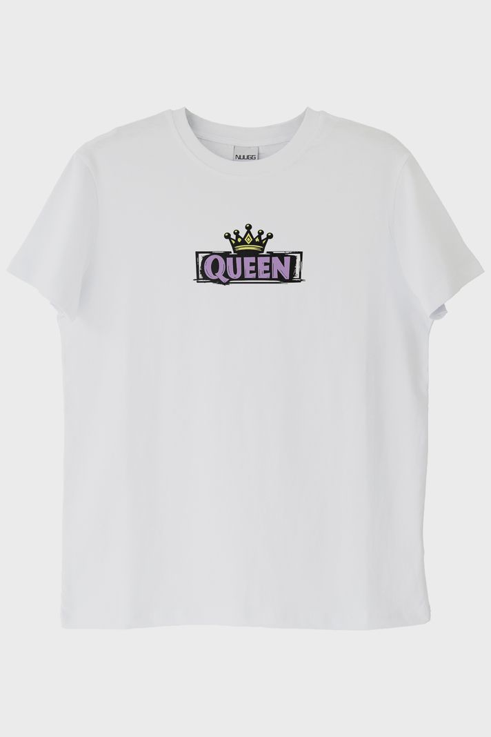 Queen King Çift Beyaz Tişörtleri - 3. görsel