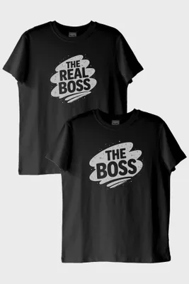 The Real Boss Ne Demek? Çift Tişörtlerinin Esprisi