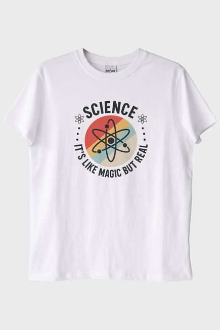 Magic Science Beyaz Tişört