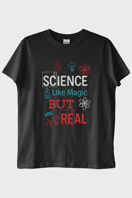 Science Like Magic Siyah Tişört