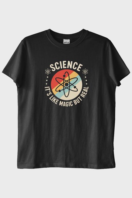 Magic Science Siyah Tişört