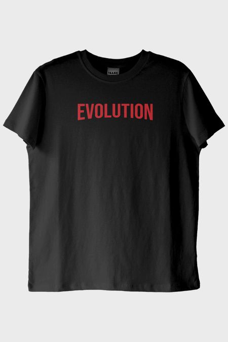 Evolution Siyah Tişört