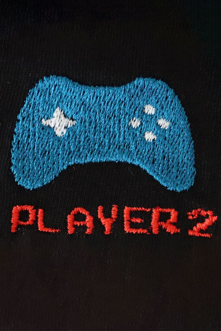 Player 1 ve Player 2 Çift Kombin Hoodie - Sevgililer Günü Hediyesi - Gamer, oyuncu hediyesi - 6. görsel