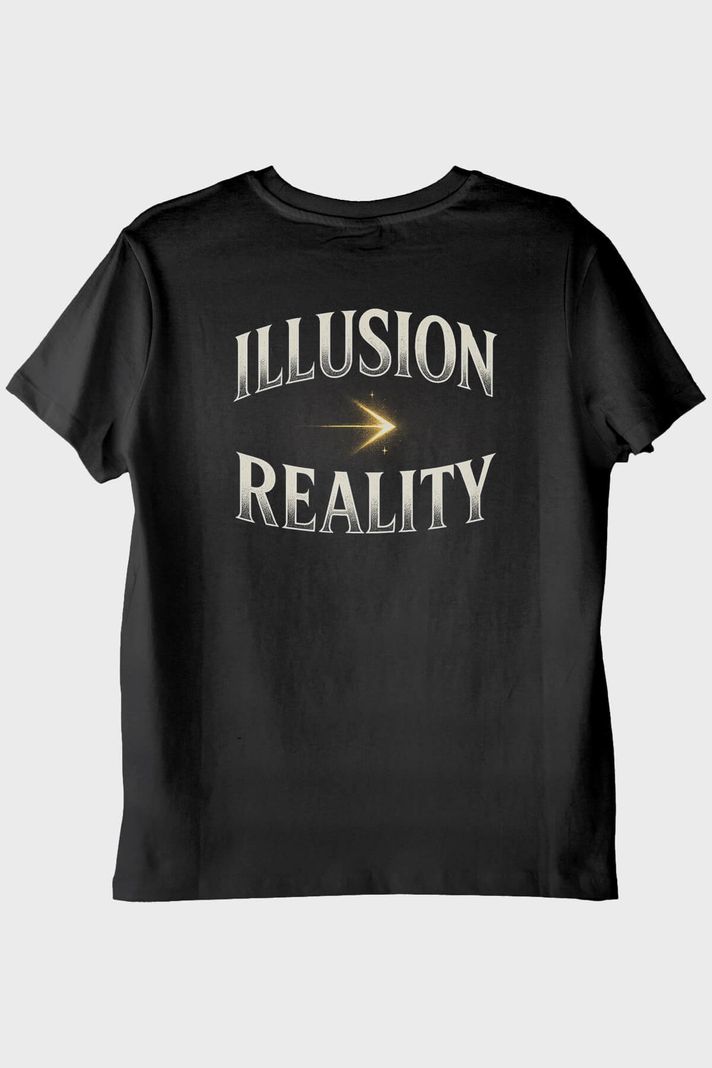 İllüzyon Reality Siyah Tişört - 2. görsel