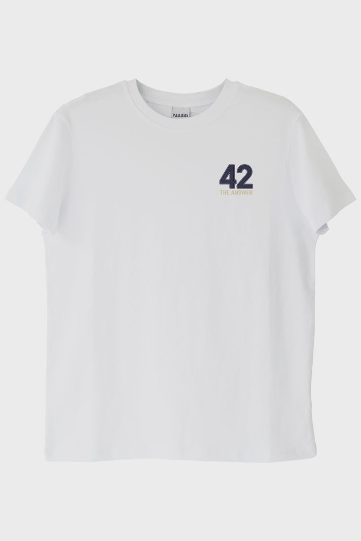 42 The Answer Beyaz Tişört ön görsel