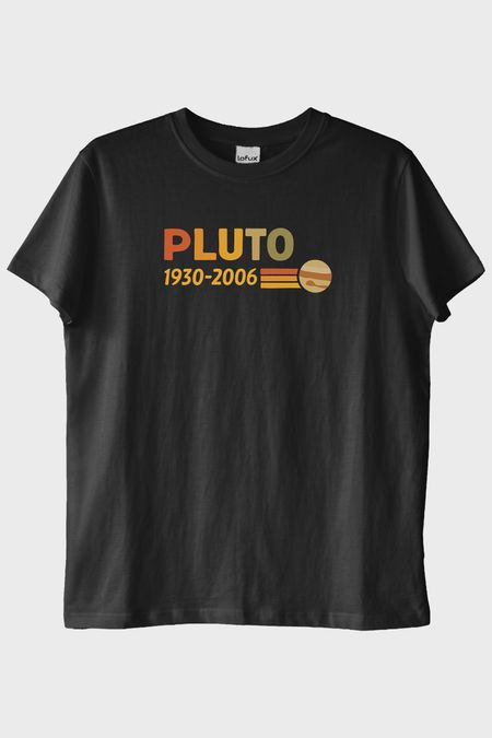 RIP Pluto Siyah Tişört