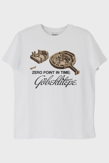 Göbeklitepe Tasarımlı Beyaz Tişört